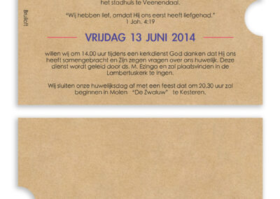 Trouwkaart | Elnard & Elisabeth